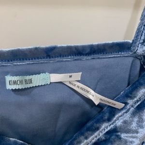 cropped blue tank from urban outfitters